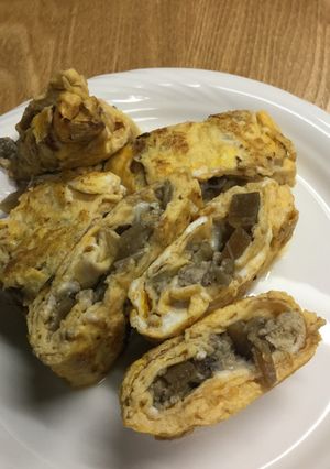 リメイク・すき焼き入りの卵焼き-レシピのメイン写真