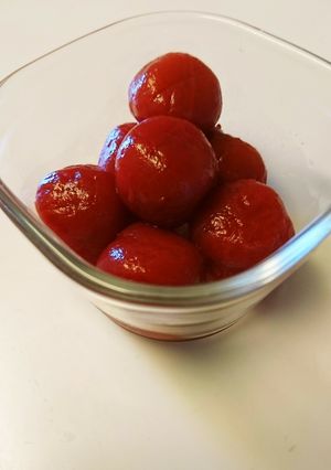 夏のデザート ミニトマトのレモン漬け-レシピのメイン写真