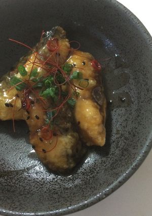 鯖の竜田揚げに！材料1つ☆簡単ピリ辛あん-レシピのメイン写真
