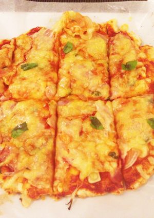 発酵ナシ！ホットケーキミックスでピザ-レシピのメイン写真