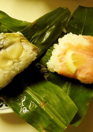 しめ鯖とスモークサーモンで茗荷寿司-レシピのメイン写真