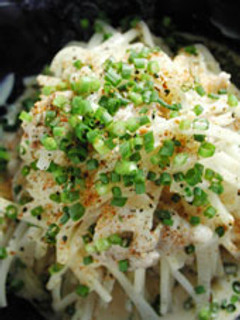 大根と豚肉のみそマヨサラダ-レシピのメイン写真