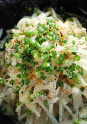大根と豚肉のみそマヨサラダ-レシピのメイン写真