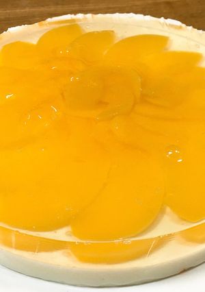 もものゼリーケーキ-レシピのメイン写真
