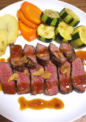 安いお肉で柔らかジューシーステーキ-レシピのメイン写真