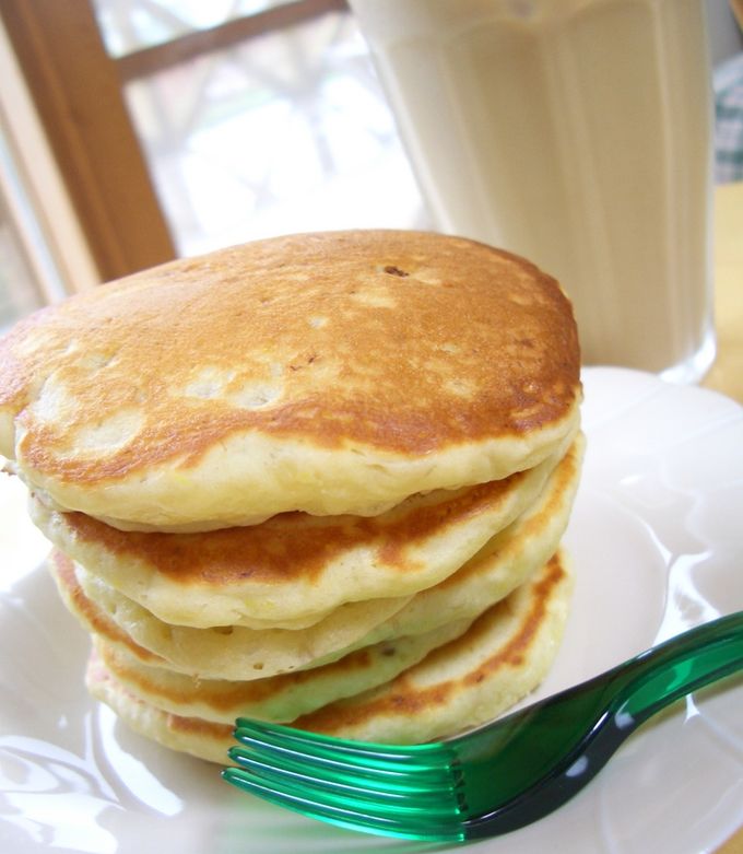 ばななホットケーキ-レシピのメイン写真