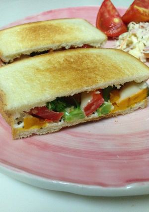バーニャカウダとクリチの野菜サンド-レシピのメイン写真