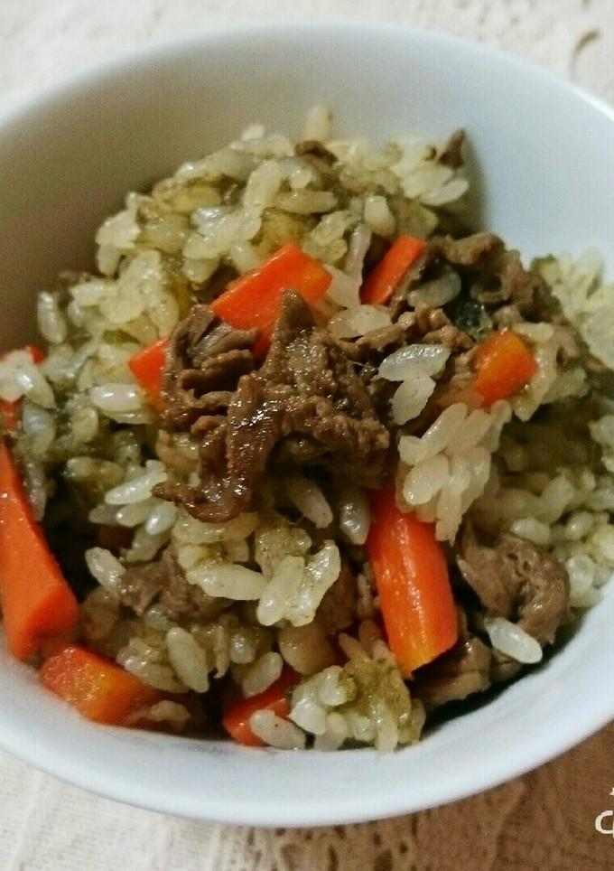 ＊とろろ昆布&牛肉の炊き込みご飯＊-レシピのメイン写真