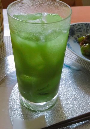 焼酎の青汁割り!-レシピのメイン写真