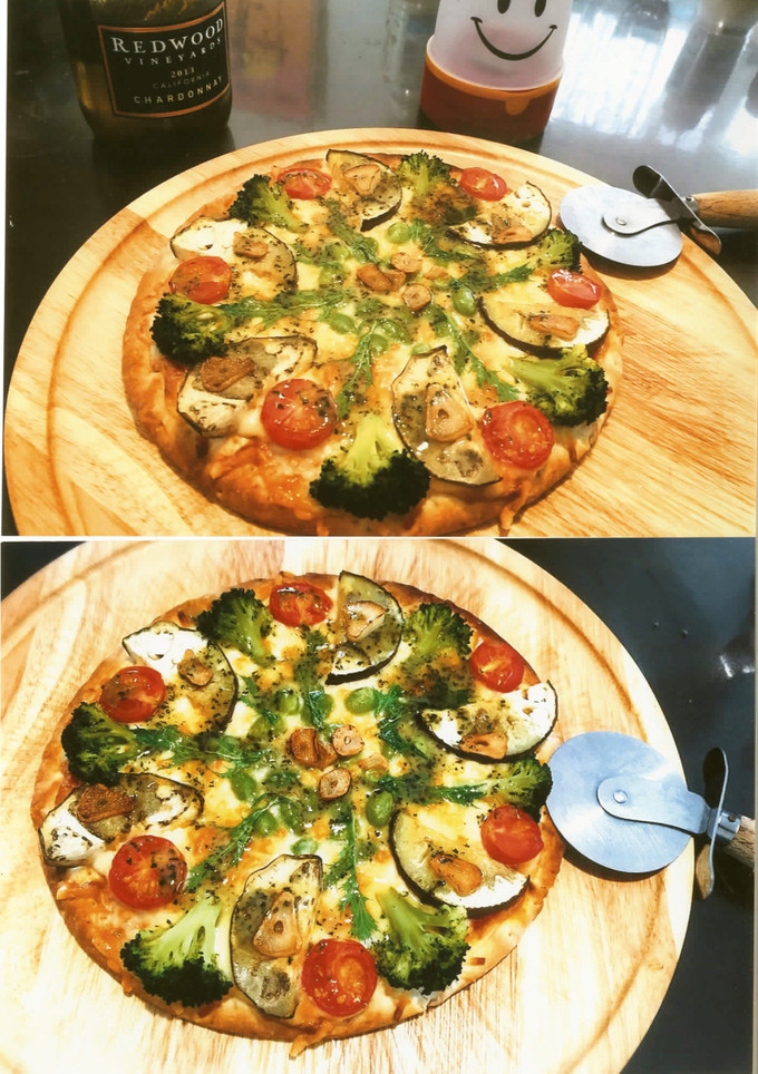 水なすと枝豆のピザ-レシピのメイン写真