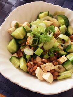 夏にぴったり!納豆の和え物-レシピのメイン写真