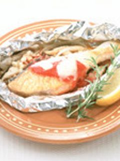 鮭のケチャップホイル焼き-レシピのメイン写真
