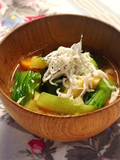青梗菜の中華スープ-レシピのメイン写真