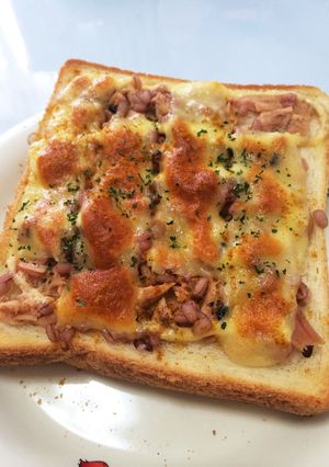 カレーツナマヨチーズトースト-レシピのメイン写真
