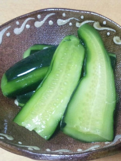 きゅうりのレモン風味浅漬け覚え書き-レシピのメイン写真
