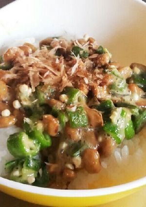 納豆オクラのネバネバ丼-レシピのメイン写真