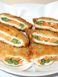 野菜入りトンカツ♪節約料理ダイエットにも-レシピのメイン写真
