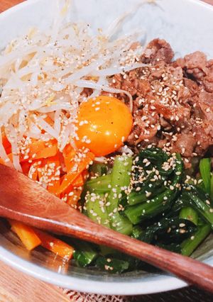 おうちでビビンバ☆ 牛こま切れ肉-レシピのメイン写真