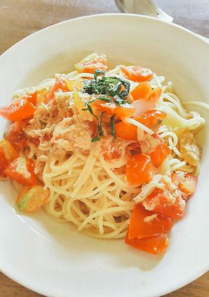 爽やかゆず胡椒パスタ~冷製~-レシピのメイン写真