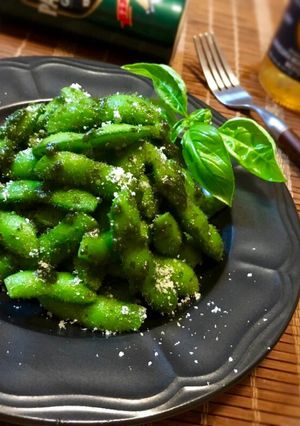 指までペロリンチョ♪枝豆ジェノベーゼ♡-レシピのメイン写真