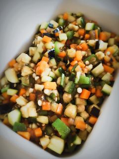 夏野菜ぶっかけ!だし風しゃきしゃき野菜-レシピのメイン写真