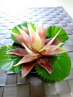 みょうが味噌de蓮の花-レシピのメイン写真