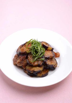 なすと豚肉の鍋しぎ-レシピのメイン写真