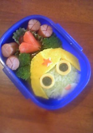 キャラ弁　ケロロ軍曹のお弁当-レシピのメイン写真