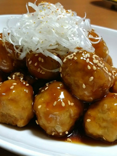 揚げずにヘルシー肉団子☆甘辛照り焼きダレ-レシピのメイン写真