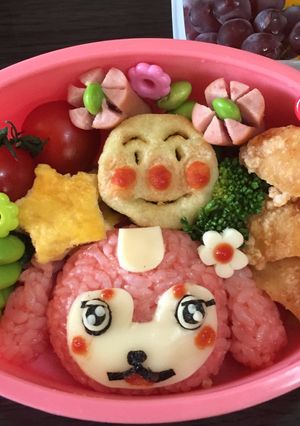キャラ弁☆ガラピコぷ〜 チョロミー弁当♪-レシピのメイン写真