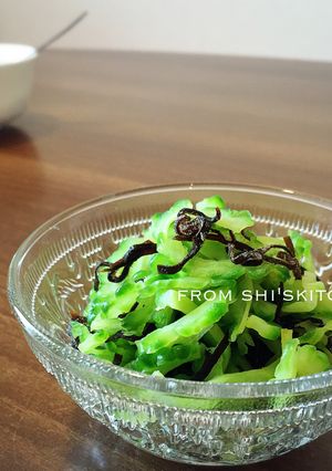 簡単すぎ☆ゴーヤの塩昆布和え☆苦くないよ-レシピのメイン写真