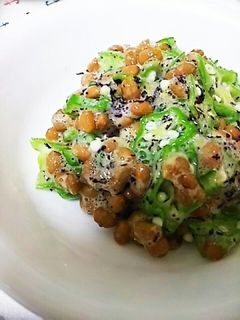 オクラ納豆のゆかり和え-レシピのメイン写真