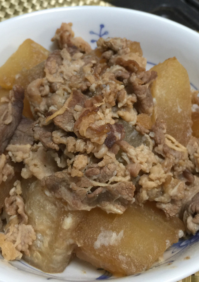 とうがんと牛バラのすき煮-レシピのメイン写真