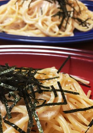 簡単！濃厚明太子クリームパスタ♪-レシピのメイン写真