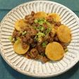 豚肉と長芋のにんにく醤油炒め*