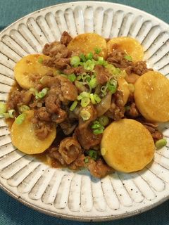 豚肉と長芋のにんにく醤油炒め*-レシピのメイン写真