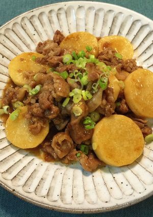 豚肉と長芋のにんにく醤油炒め＊-レシピのメイン写真
