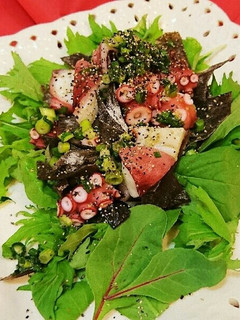 タコと酢こんぶの和風簡単♪昆布だしサラダ-レシピのメイン写真
