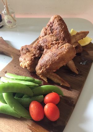 ココナッツオイルで揚げるチキンウィング-レシピのメイン写真