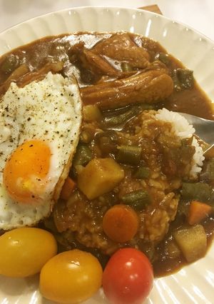 コロコロ夏野菜＆若鶏スペアリブカレー♪-レシピのメイン写真