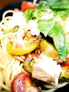ミニトマトとチーズの冷製パスタ-レシピのメイン写真