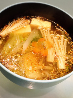 お鍋の残り野菜で!とろーり中華スープ-レシピのメイン写真