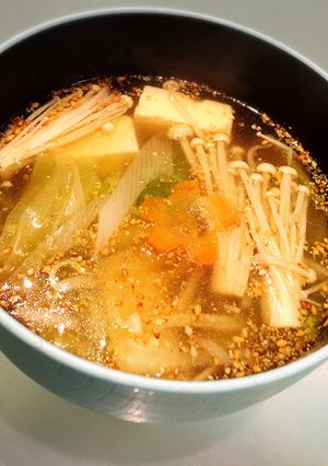お鍋の残り野菜で!とろーり中華スープ-レシピのメイン写真