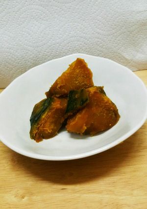 簡単！シンプル！かぼちゃの煮物(^-^)-レシピのメイン写真