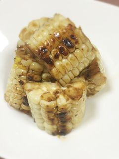 茹でトウモロコシから焼きトウモロコシに!-レシピのメイン写真