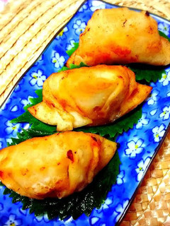☆キムチチーズ揚げ餃子☆おつまみ!-レシピのメイン写真