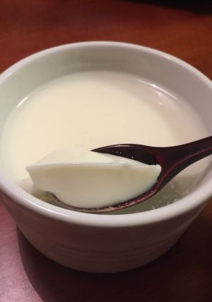 糖質制限レンジで簡単濃厚もちもち杏仁豆腐-レシピのメイン写真