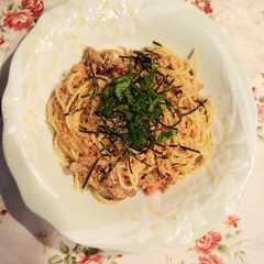 ダイエット！しめじと玉ねぎのたらこパスタ-レシピのメイン写真