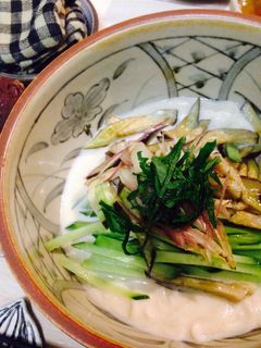 こくうま♡豆乳ごまだれ素麺♪-レシピのメイン写真