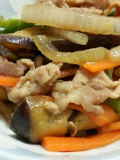 茄子と豚肉の味噌炒め-レシピのメイン写真